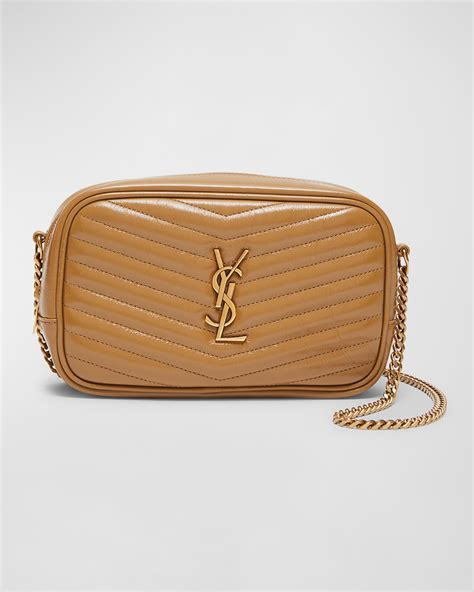 Saint Laurent Lou Mini YSL Camera Bag in Smooth Quilted